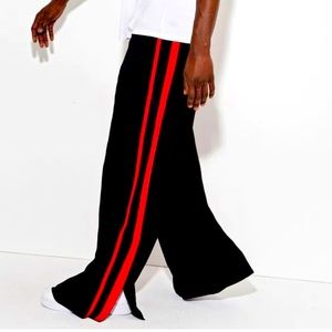 Track wide leg pants by zendaya large